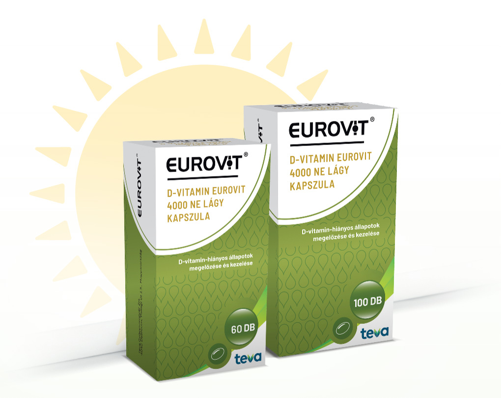 D-vitamin Eurovit 4000 NE lágy kapszula